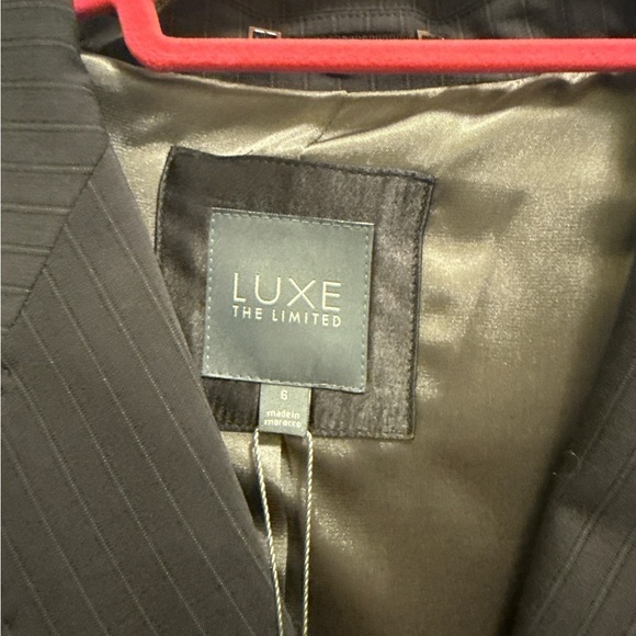 The Limited Black Pinstripe Blazer classic style new with tags retail price $198 - Picture 9 of 10